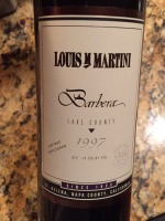 Louis M. Martini Lake County Barbera