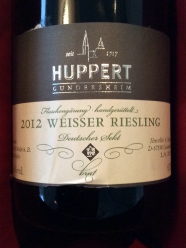 Huppert Gundersheim Weisser Riesling Sekt Brut | Vivino US