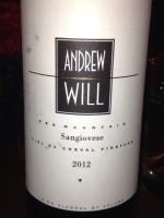 Andrew Will Ciel du Cheval Vineyard Sangiovese