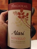 Argiolas Alasi Novello Isola dei Nuraghi