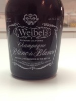 Weibel Family Blanc de Blancs Champagne