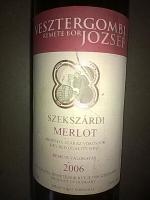 Vesztergombi Remete Bor Merlot