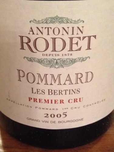 Antonin Rodet Pommard Premier Cru Bertins | Vivino English