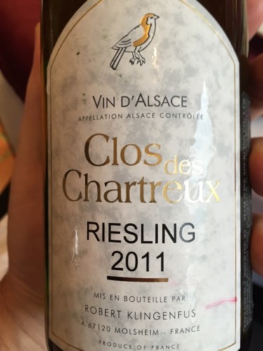 2019 Robert Klingenfus Clos des Chartreux Riesling | Vivino US