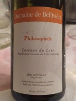 Domaine de Bellivière Philosophale Coteaux du Loir