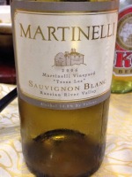 Martinelli Martinelli Vineyard Tessa Lee Sauvignon Blanc