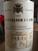 Les Celliers de Haute Croix Chevalier Clair Saint-Chinian