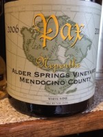 Pax Nepenthe (Alder Springs Vineyard)