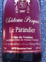 Château Pesquie Côtes du Ventoux Le Parandier