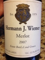 Hermann J. Wiemer Merlot