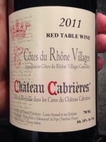 Château Cabrières Côtes du Rhône Villages