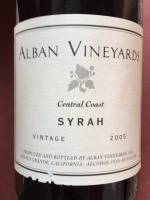 Alban Vineyards Syrah