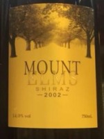 Yering Station Mount Elms Shiraz