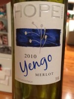 Hope Estate Yengo Merlot