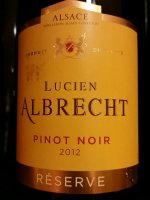 Lucien Albrecht Pinot Noir Réserve