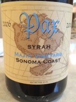 Pax Majik Vineyard Syrah