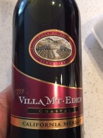 Villa Mt. Eden Coastal California Merlot