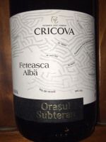 Cricova Orasul Subteran Feteasca Albă
