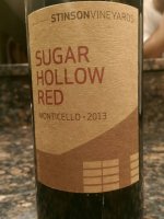 Stinson Vineyards Sugar Hollow Red