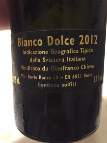 Rovio Ronco Bianco Dolce | Vivino Brasil