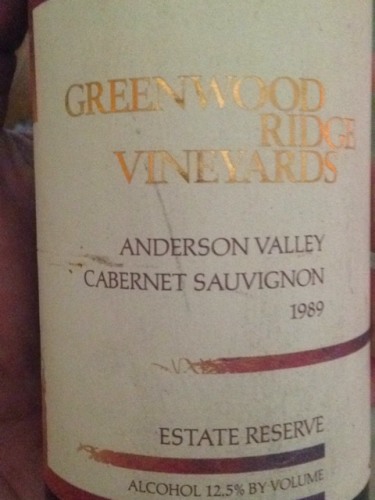 Greenwood Ridge Vineyards Estate Reserve Cabernet Sauvignon | Vivino US