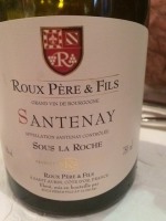 Roux Père & Fils Santenay Sous La Roche