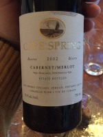 Cave Spring Réserve Cabernet - Merlot