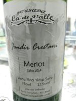 Pousada Ca'di Valle Merlot Vinho Fino Tinto Seco Jandir Crestani
