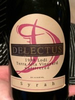 Delectus Terra Alta Vineyard Unfiltered Syrah