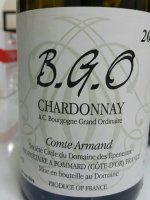 Comte Armand B.G.O Chardonnay