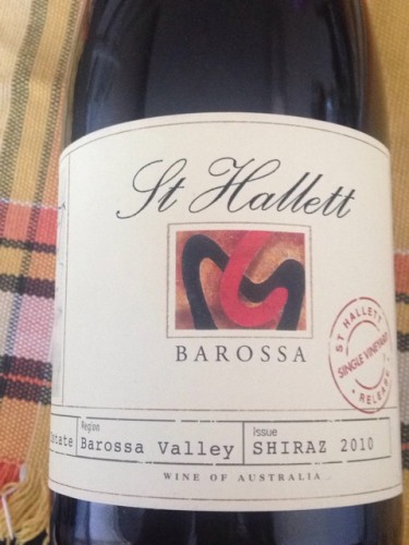 St hallett single vineyard scholz shiraz 2012