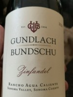 Gundlach Bundschu Rancho Agua Caliente Zinfandel