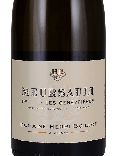 Domaine Henri Boillot Meursault 1er Cru Les Genevrières | Vivino