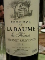 Domaine de la Baume Cabernet Sauvignon Pays D'Oc Reserve Les Thermes