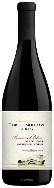 Robert Mondavi Winery Pommard Clone Pinot Noir