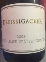 Dreissigacker Bechtheimer Spätburgunder