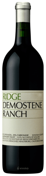 Ridge Vineyards Demostene Ranch