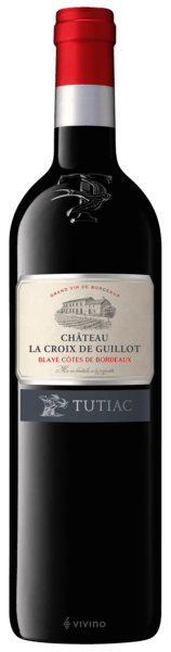 Vinho Tutiac Tinto Seco França Château La Croix de Guillot Cabernet Franc, Cabernet Sauvignon, Merlot 2020 750ml