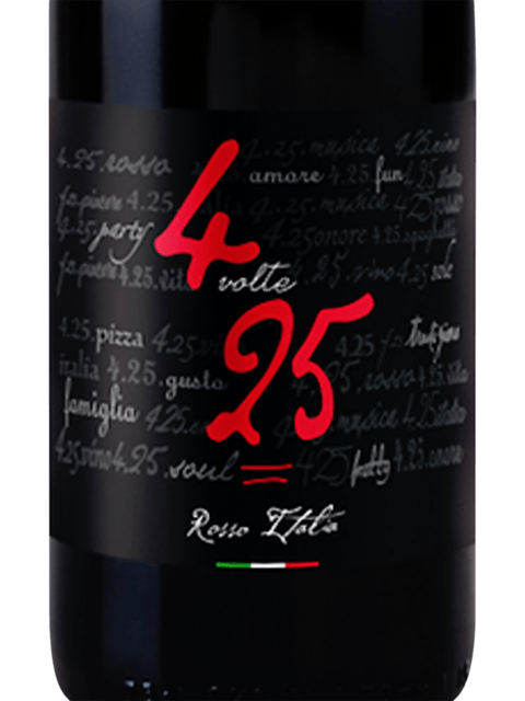 4 volte 25 - Rosso