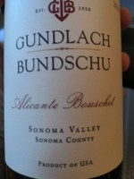 Gundlach Bundschu Alicante Bouschet