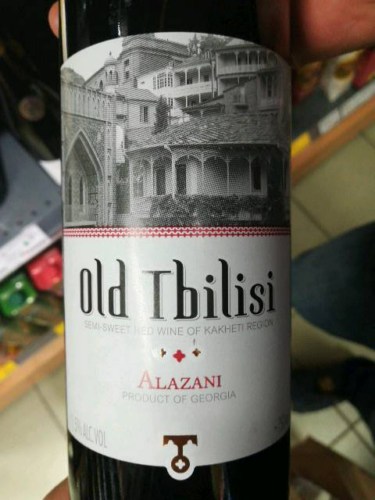 Старый Тбилиси (Old Tbilisi) Alazani Semisweet Red (Алазани Полусладкий ...