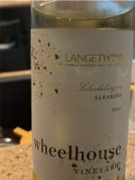 LangeTwins Wheelhouse Vineyard Albariño