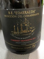 Maturana B.E Esmeralda Selección del Comandante Cabernet Sauvignon