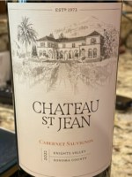 Château St. Jean Knights Valley Cabernet Sauvignon