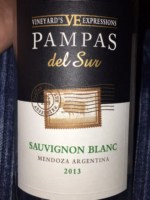 Pampas del Sur Vineyard's Expressions Sauvignon Blanc