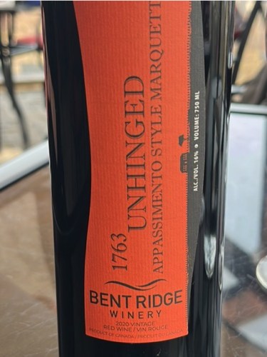 Bent Ridge Winery Appassimento Style Marquette | Vivino English