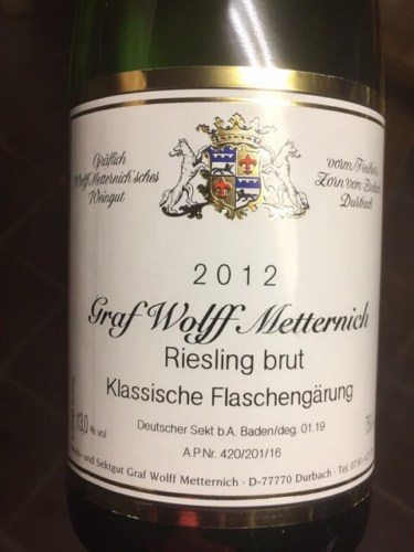 Graf Wolff Metternich Klassische Flaschengärung Riesling Brut | Vivino