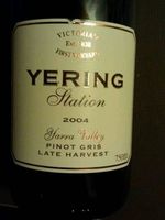 Yering Station Late Harvest Pinot Gris