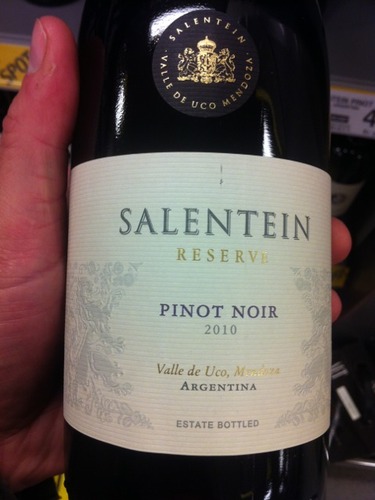 bodegas salentein reserve pinot noir 2010 wine info bodegas salentein reserve pinot noir 2010 wine info