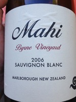 Mahi Byrne Vineyard Sauvignon Blanc